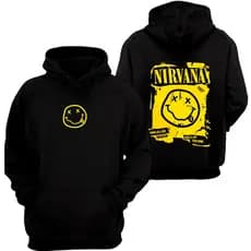 Moletom Nirvana Casaco De Inverno Rock Kurt Cobain Agasalho Promoção