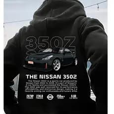 Casaco Moletom Masculino 350Z Drift Preto Jdm Promoção