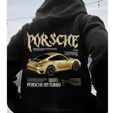 Moletom Canguru Agasalho Lançamento 911 GT3 RS Turbo Blusa De Frio Masculina Promoção