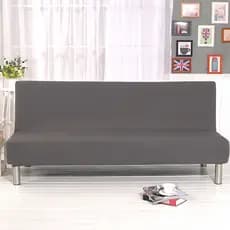 CAPA PARA SOFÁ CAMA SEM BRAÇO  EM MALHA GEL FÁCIL AJUSTE DE 1,80M A 2,00M