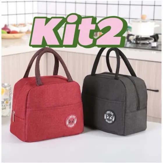 Bolsa Térmica Feminina Masculina Porta Marmita Lanche Bebida T-A