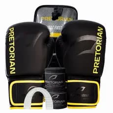 luva De Boxe FX2/BRINDE BANDAGEM E BUCAL MUAI THAY Kickboxing -Nivel Profissional Pretorian (ENVIO IMEDIATO)