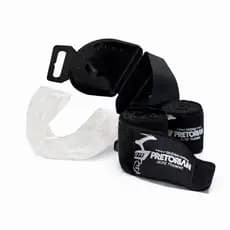 kit completo muya Thai boxe protetor bucal bandagem.case cor aleatório