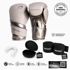 kit Luva Boxe/MuayThai Pretorian elite - Nível profissional de kickboxing,boxe + bucal+case bandagem (envio em 12 horas)