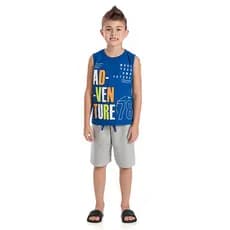 Conjunto Infantil  Masculino Verão LDK Tamanho 4 ao 10 anos