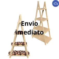 Escadinha De Chao 4 Andares Oferta Especial Mdf Cru