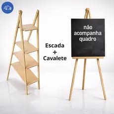 Escadinha Decoraçao De Doces Lembrancinhas MAIS Cavalete Para Aniversários e festas