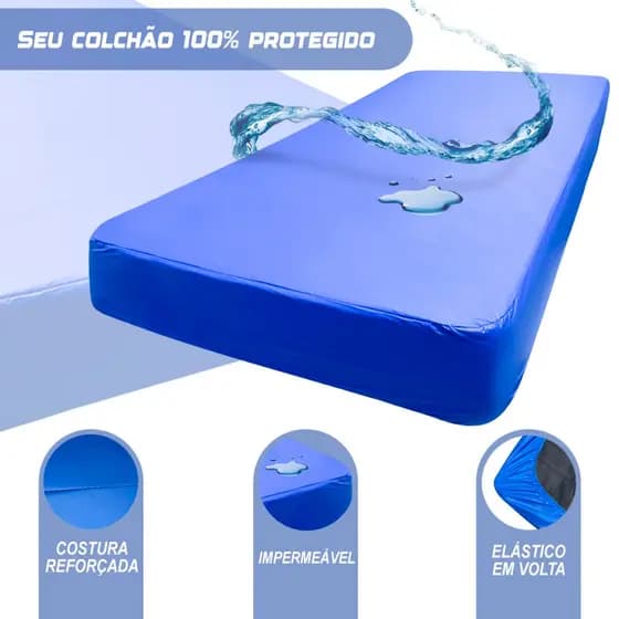 Capa para Colchão Impermeável Tamanho Solteiro Varias Medidas