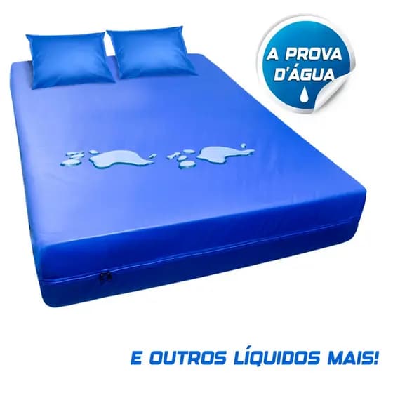 Capa Colchão Casal + 2 Capa Travesseiro Hospitalar Napa Premium