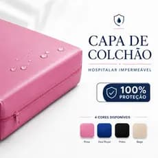 Capa Protetora para Colchão Impermeável Solteiro Varias Medidas Pronta Entrega