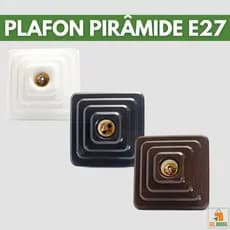 Luminária Plafonier Plafon Quadrado Lâmpada Teto E27 Soquete Bocal Bivolt 100W