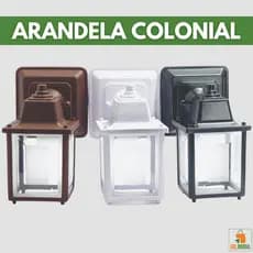 Luminária Lamparina Arandela Colonial Externa e Interna Bivolt E27 Decoração Elegante e Minimalista