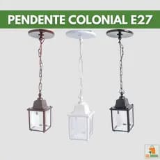Luminária Pendente Lustre Colonial Clássico Retrô Elegante