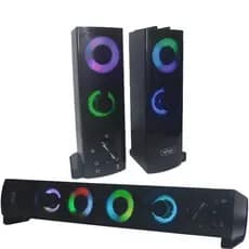 Caixa De Som Pc Gamer Led Notebook Subwoofer Usb