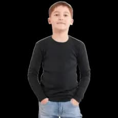 Blusa Térmica Segunda Pele Infantil e Juvenil Unisex Peluciada Para o Frio Inverno
