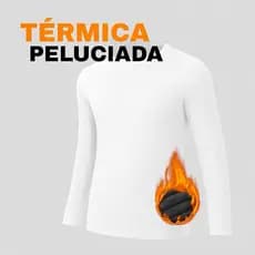 Blusa Térmica Masculina Térmica Pelúciada Manga Longa Segunda Pele + Frio
