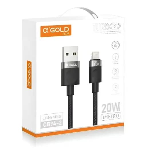 Cabo Iphone Lightning X USB Reforçado 1M, Compatível com iPhone 6 7 8 X XS 11 Se 12 XR 13 14 Pro  – Carregamento Turbo