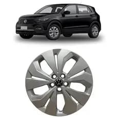 Calota Aro 16 Original Volkswagen T-Cross Sense 20/24 Cinza