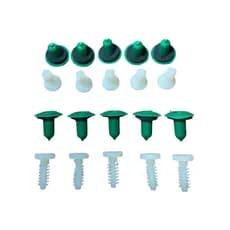 Kit Fixação Moldura Paralama D/T Strada 14/20 –  (10 Buchas + 10 Grampos) Plastcar K36