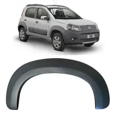 MOLDURA PARALAMA DT UNO WAY 10/14 CINZA TEXTURIZADO C/ PRESILHAS LD DTS