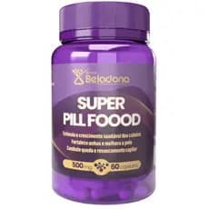 Super Pill Food Beladona  120 cápsulas Cabelos e Unhas - Beladona