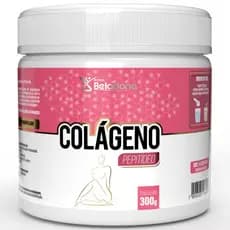 Peptídeos de Colágeno 300g | Suplemento em Pó | Anti-Idade Pele Cabelo Unhas | Botica Beladona