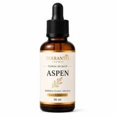 Floral de Bach Aspen 30ml Terrantes Original | Medos, Insegurança e Ansiedade