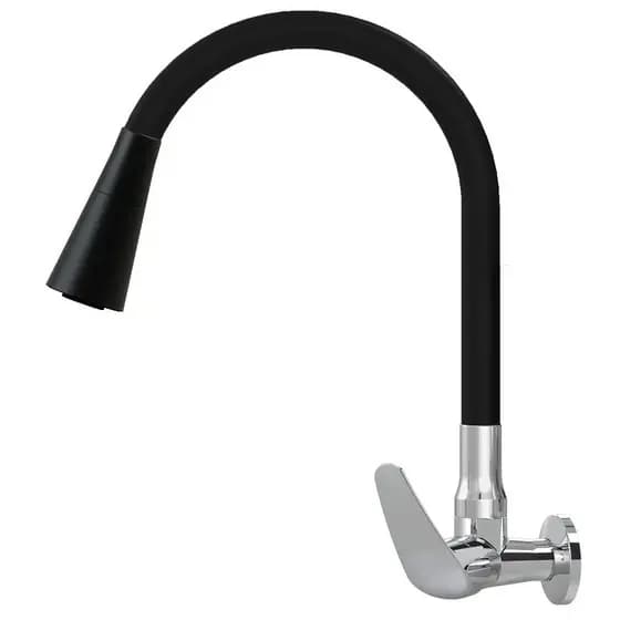cozinha preto gourmet torneira Torneira preta cozinha gourmet parede flexivel