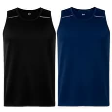 2 Regatas dry-fit masculina sortidas varias cores leve confortavel respiravel alta qualidade esporte