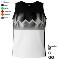 Camiseta masculina Regata dryfit para atividades fisicas academia musculação corrida treino Esporte