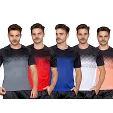 Combo 6 Camisetas masculina dryfit varias cores confortável para treino corrida academia futebol
