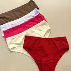 Kit 4 Calcinha Infantil Menina  Mocinha em Viscose Malha Calçolinha