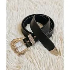 Cinto Country BIBI: Estilo Boiadeira com Fivela Trabalhada