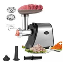 Máquina De Moer Carne Fazer Linguiça Hamburguer Automático