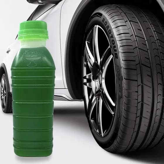 Pretinho Para Pneu Automotivo Carro Caminhão Motos Ônibus brilho MÁXIMO aos pneus - 500 ml