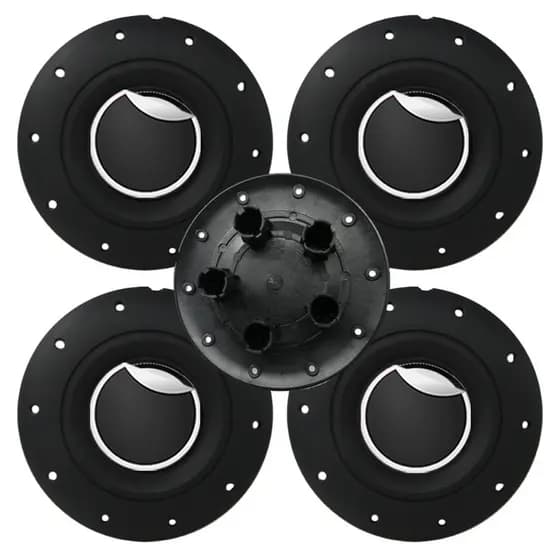 Kit Calota Para roda de ferro Compatível com Fox Polo Golf Bora Aro 14 - 5 FUROS