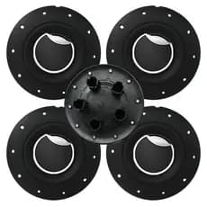 Kit Calota Para roda de ferro Compatível com Fox Polo Golf Bora Aro 14 - 5 FUROS