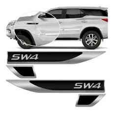 Par Emblema Lateral Paralama Porta Compatível com Sw4