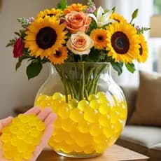 bolinha de gel orbeez decorativa cresce na água para vaso de planta, Não contem cheiro