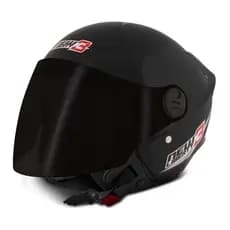 Capacete New Liberty Tree Com Viseira Fumê Aberto Preto Brilhante Pro Tork Barato Tamanhos 56 58 60