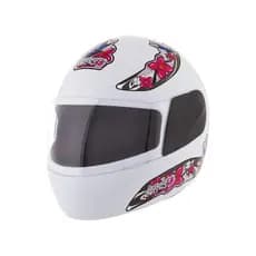 Capacete Fechado Pro Tork Branco Com Viseira Transparente Resistente Confortavel Diversos Tamanhos