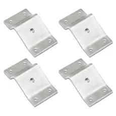 Kit com 4 chapas para fixar pés 10º