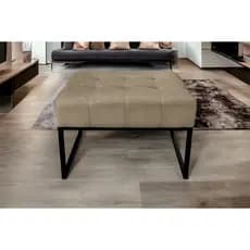 Puff Decorativo Banqueta Royalle  60x44cm Suede Varias Cores