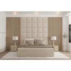 Cabeceira Modular 30x30 em CORINO (Uma Placa) Casal/Queen/King