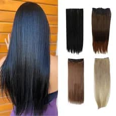Extensão TicTac Aplique de Cabelo em Fibra Orgânica Liso Preto Castanho Loiro - Idêntico ao Cabelo Natural Humano