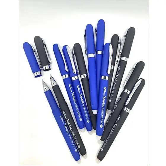 Caneta Apagável Escrita Precisa e Fácil Correção Ideal para Estudos e Trabalhos - Tinta Azul