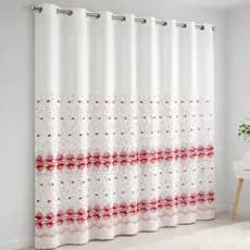 Cortina Bordada Com Forro de Microfibra sala ou quarto 3,00 Larg × 2,60 alt