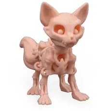 Raposa Brinquedo Articulado Osso Fóssil Esqueleto Fidget