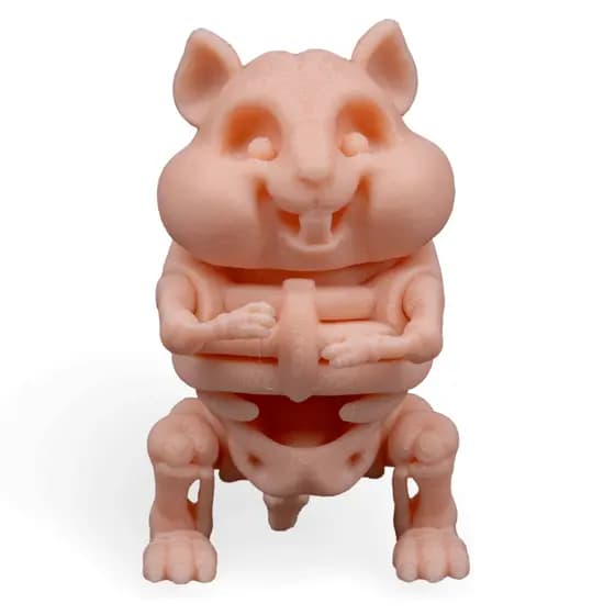 Hamster Articulado Brinquedo Esqueleto Fidget Fóssil Osso