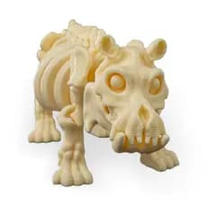 Hipopótamo Brinquedo Animal Articulado Osso Fóssil Esqueleto Fidget Safari